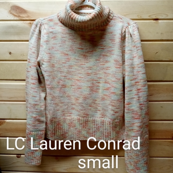 LC Lauren Conrad Sweaters - LC Lauren Conrad Cream Turtleneck Sweater
